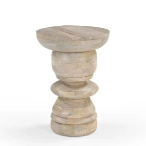 Mango Wood End Table in New York Stain Finish
