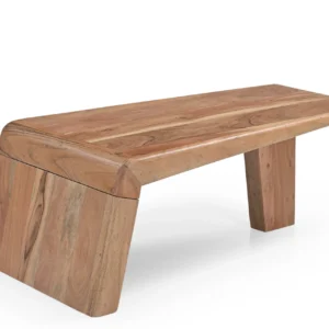 Acacia Wood Coffee Table in Natural Finish