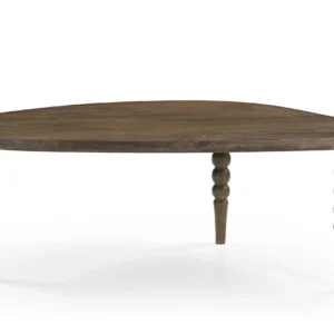 Mango Wood Coffee Table in Dead Brown Glaze Finish