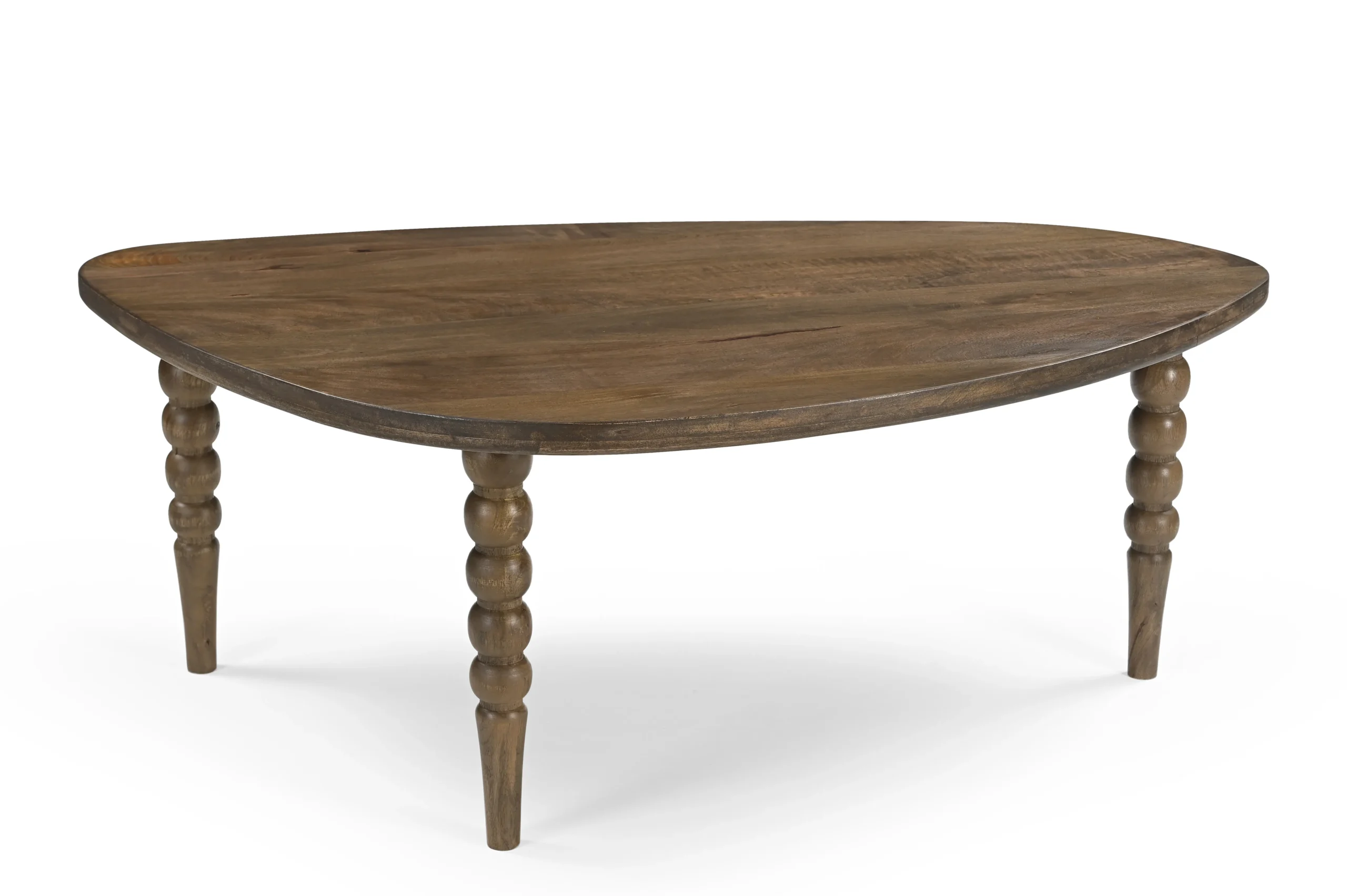 Mango Wood Coffee Table in Dead Brown Glaze Finish - Image 4