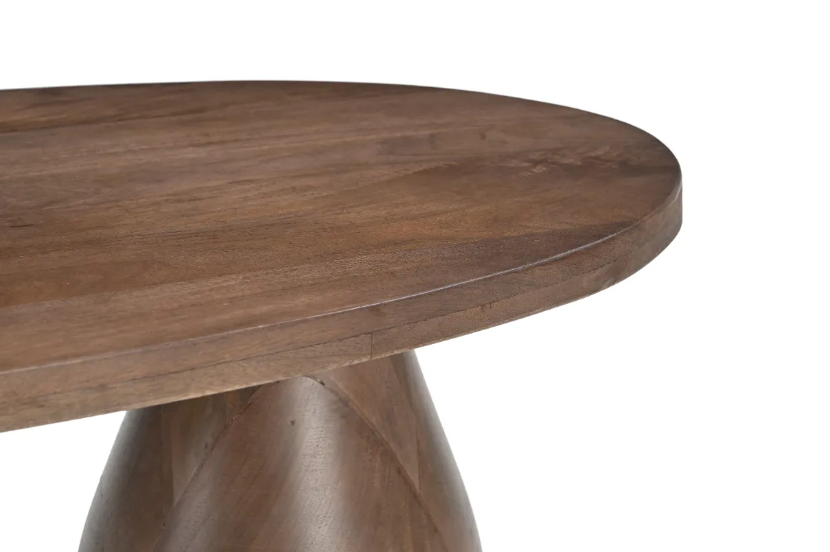 Mango Wood Coffee Table in Sagwan Finish - Image 2