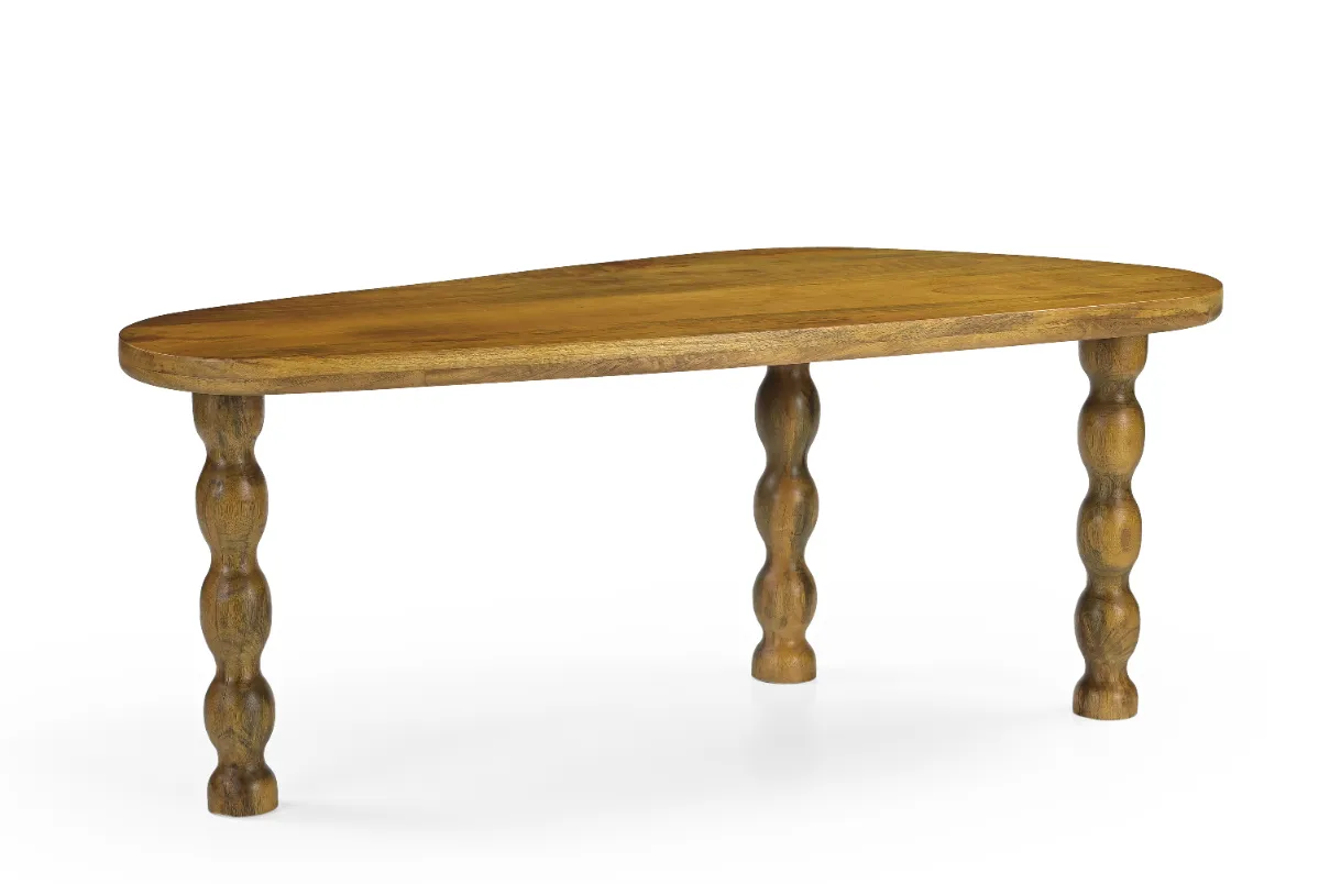Mango Wood Coffee Table in Teak Finish