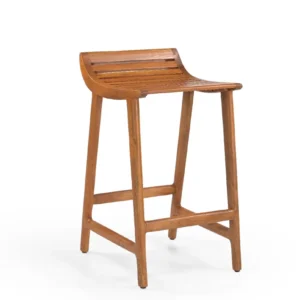 Mango Wood Stylish Bar Chair in Honey Finish